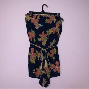 Forever 21 Floral Romper L